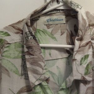 NWT Caribbean Men's S/S Hawaiian Shirt Size  4XB